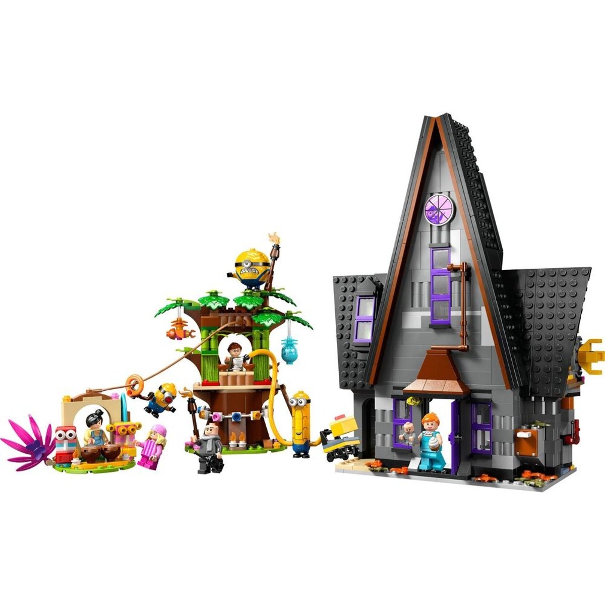 LEGO Moi, Moche et Méchant - Le manoir de Gru et ses Minions - Set 75583 bleu, LEGO