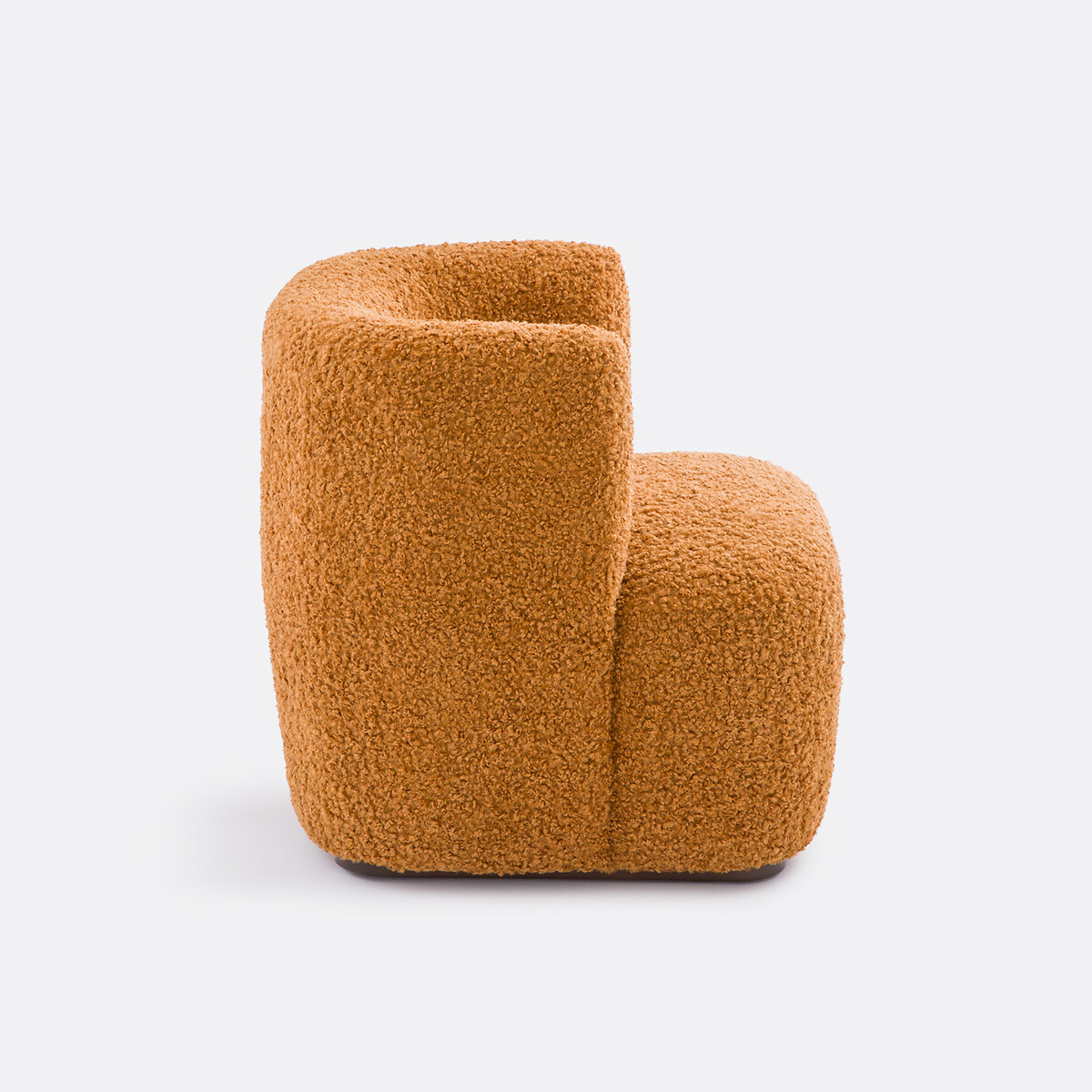Fauteuil bouclette, Nidou caramel, LA REDOUTE INTERIEURS