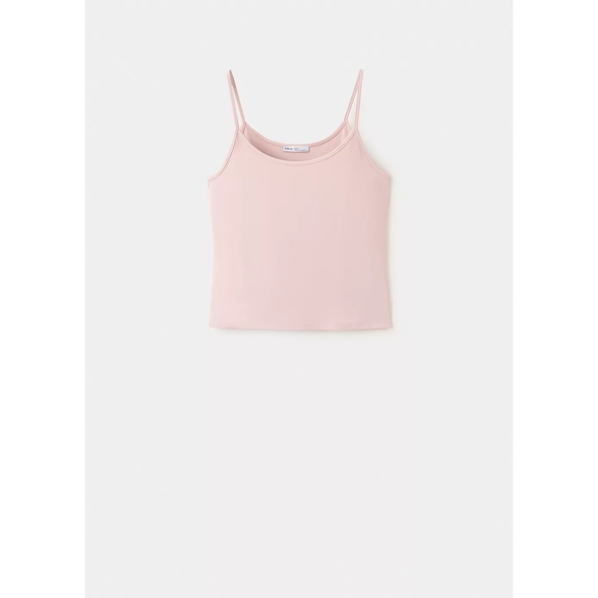 Top ajusté bretelles fines rose, MANGO TEEN