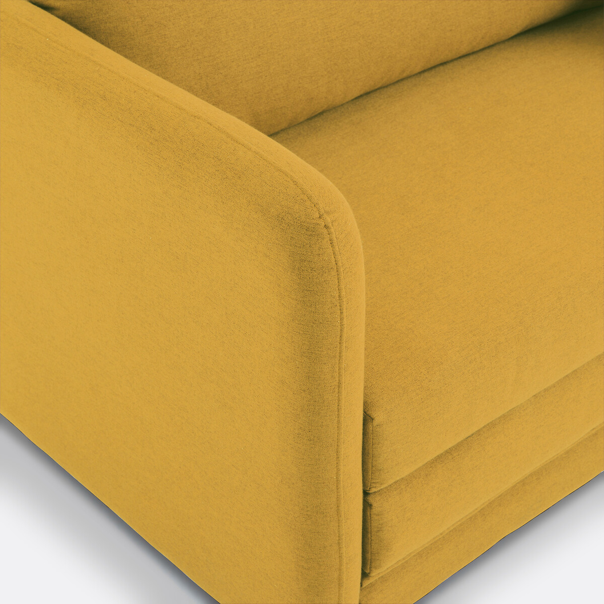 Schlafsofa Hazel, Polyester senfgelb, LA REDOUTE INTERIEURS