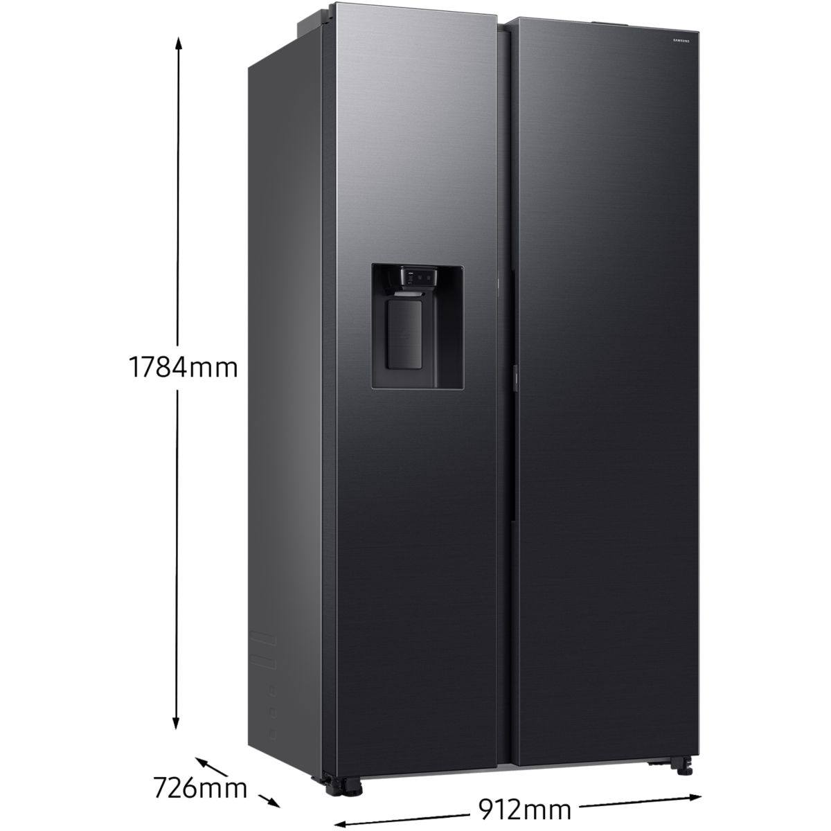 Réfrigérateur Américain RS80F64KEF couleur unique, SAMSUNG