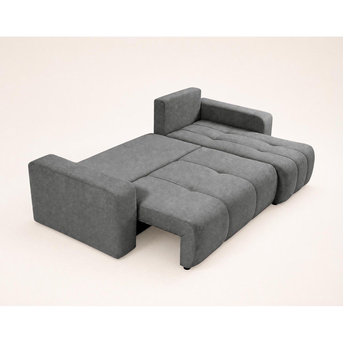 Canapé d'angle réversible convertible 4pl, NICOLE gris, BEST MOBILIER