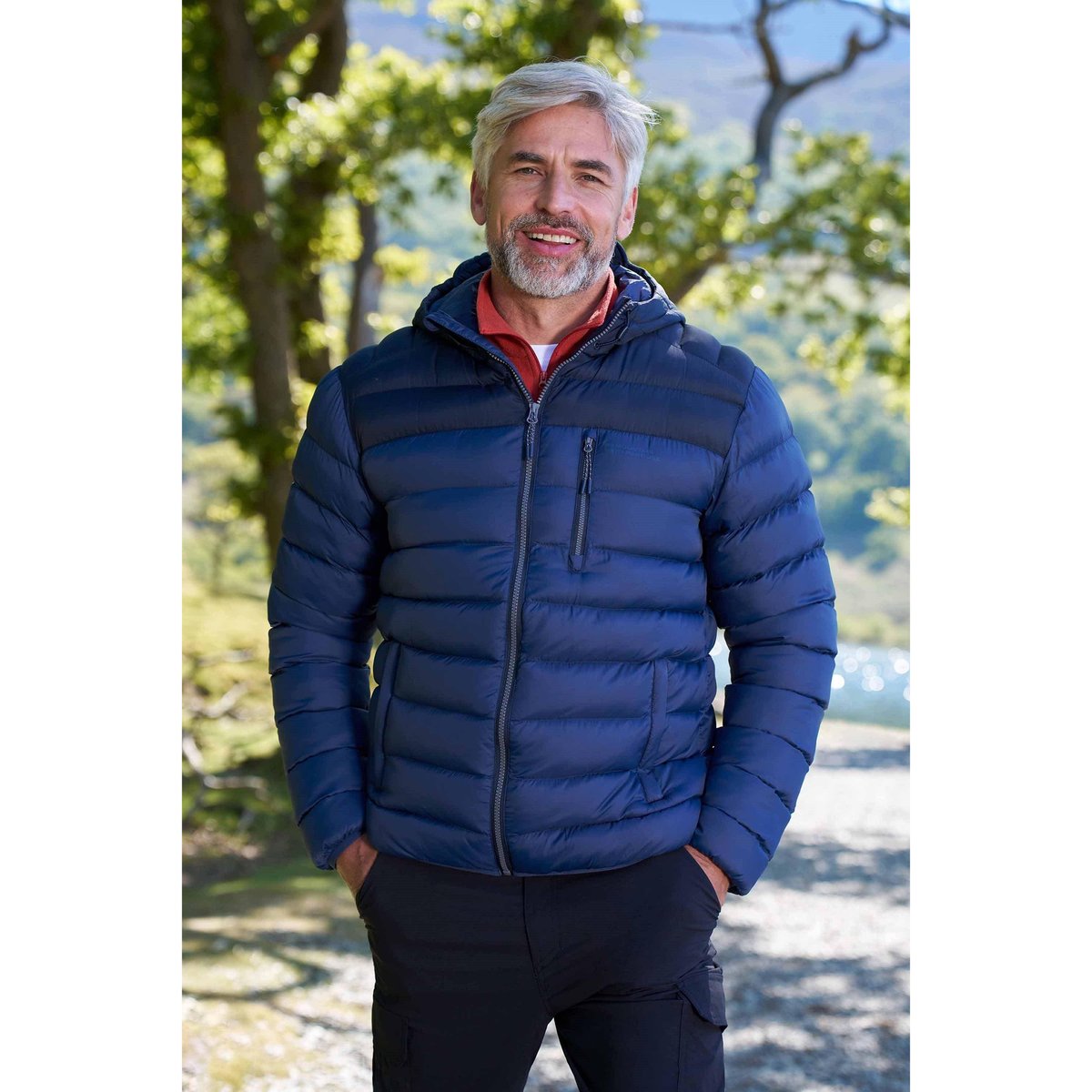 Veste matelassée LINK gris foncé, MOUNTAIN WAREHOUSE