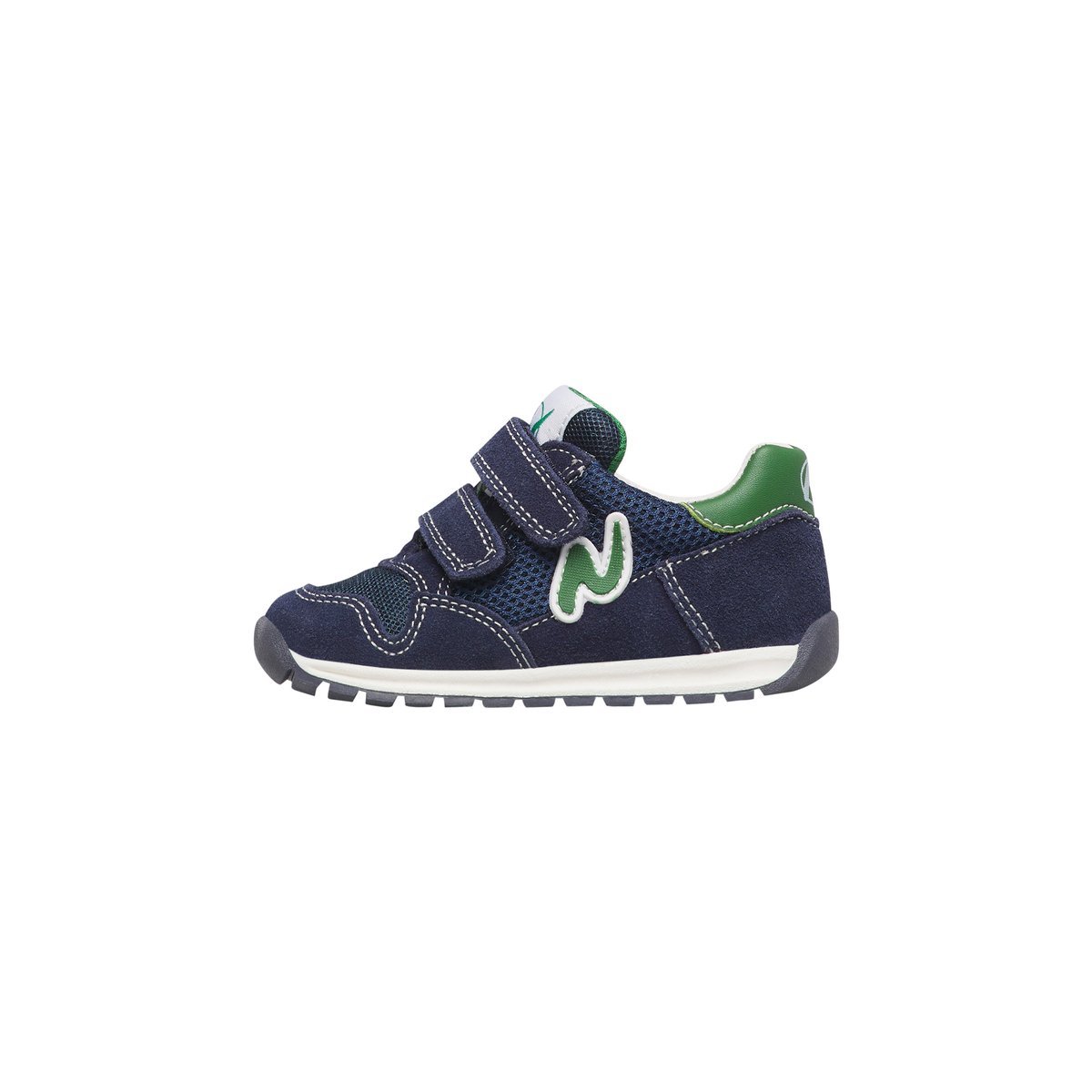 Sneakers en daim et tissu SAMMY 3 VL. rose-fuchsia, NATURINO