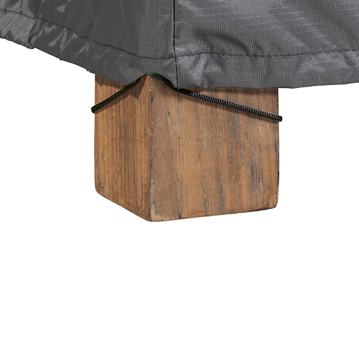 Garden L-Shape Lounge Set Cover 255x255cm grey, AEROCOVER