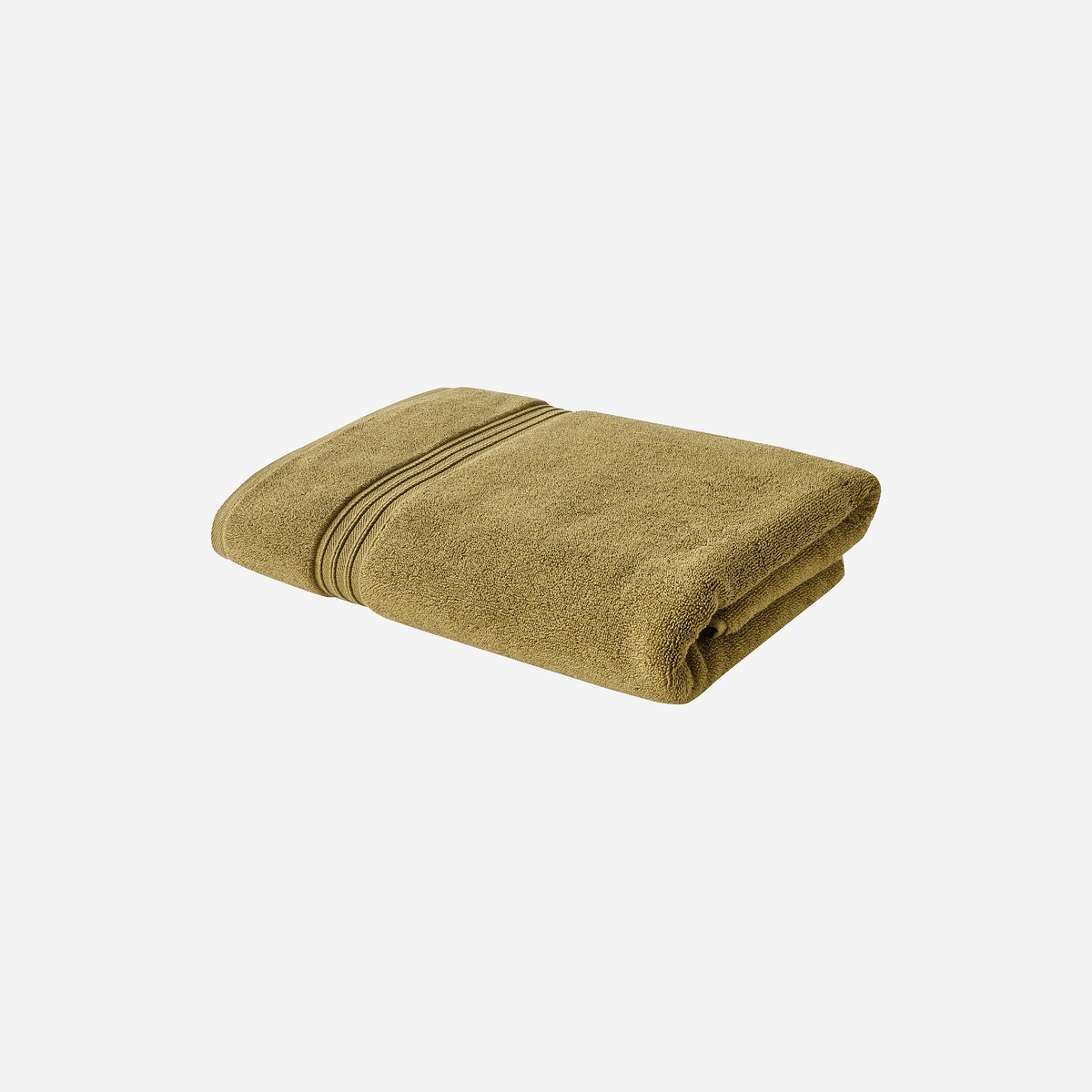 Serviette de bain en coton naturel NAHIA bronze, HABITAT