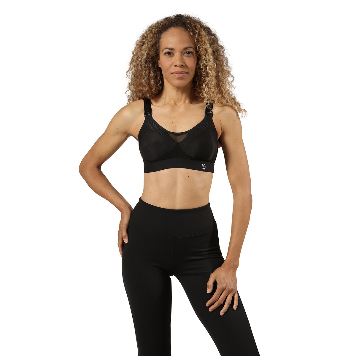 Power Up 4 Sports Bra black, THUASNE SPORT