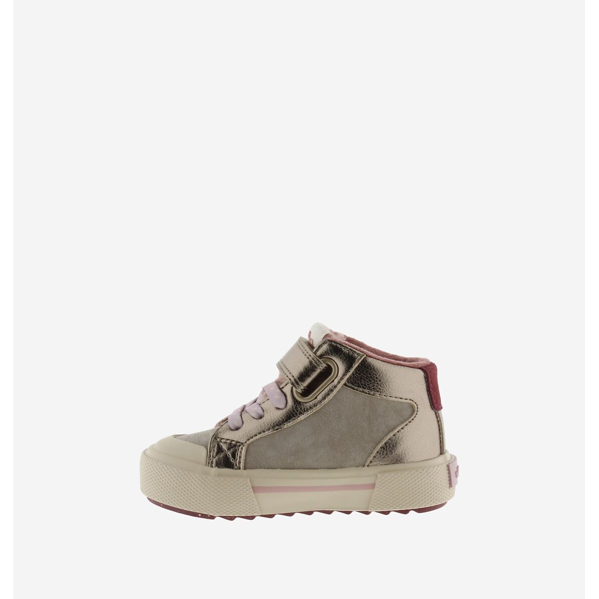 Zapatillas altas con velcro TRIBU beige , VICTORIA