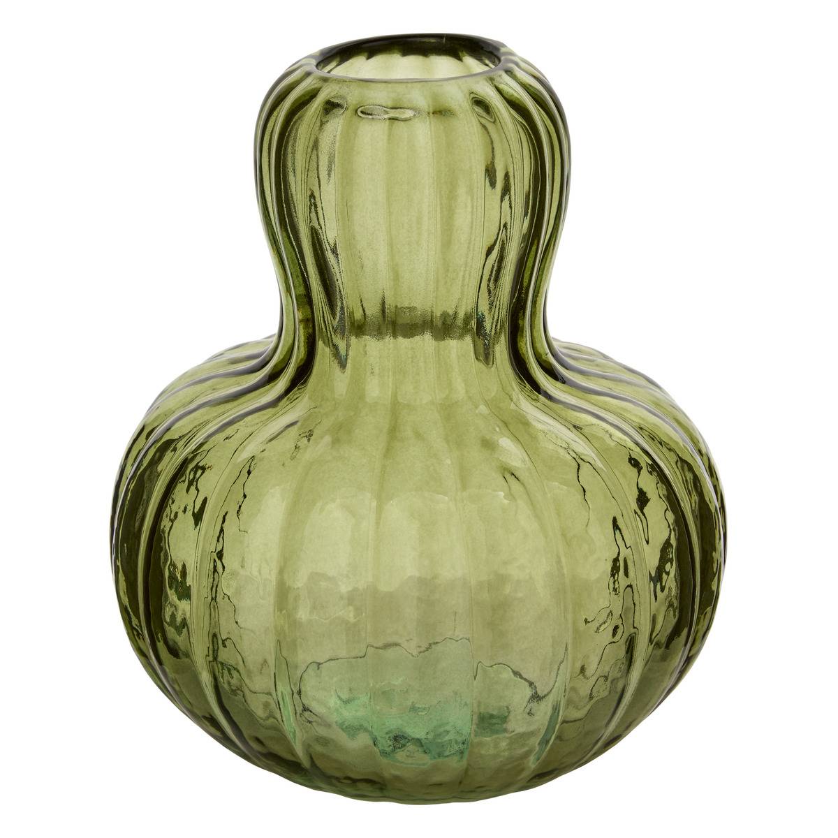 Vase Lisière H.19,5cm marron, ATMOSPHERA