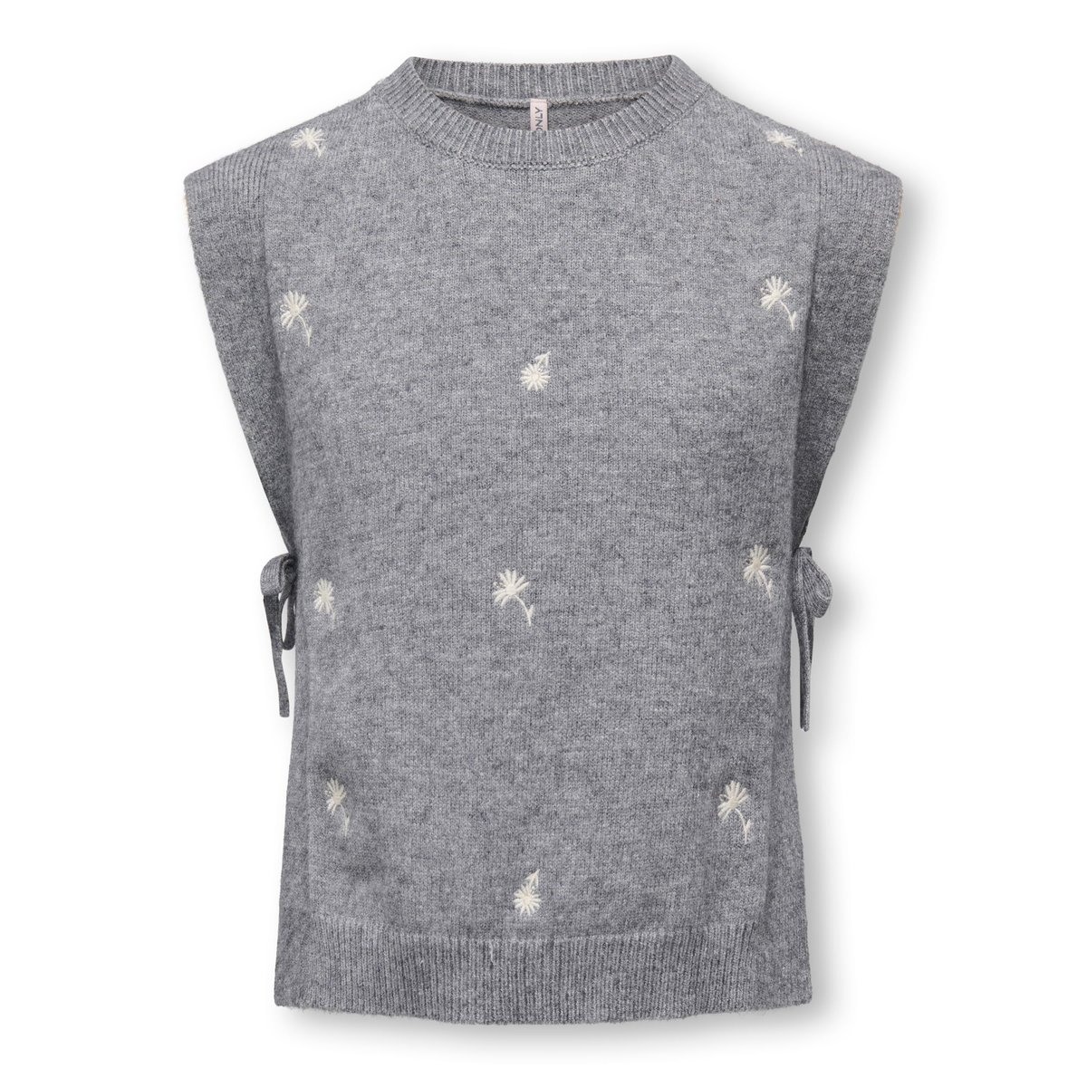 Gilet medium grey melange 1, KIDS ONLY