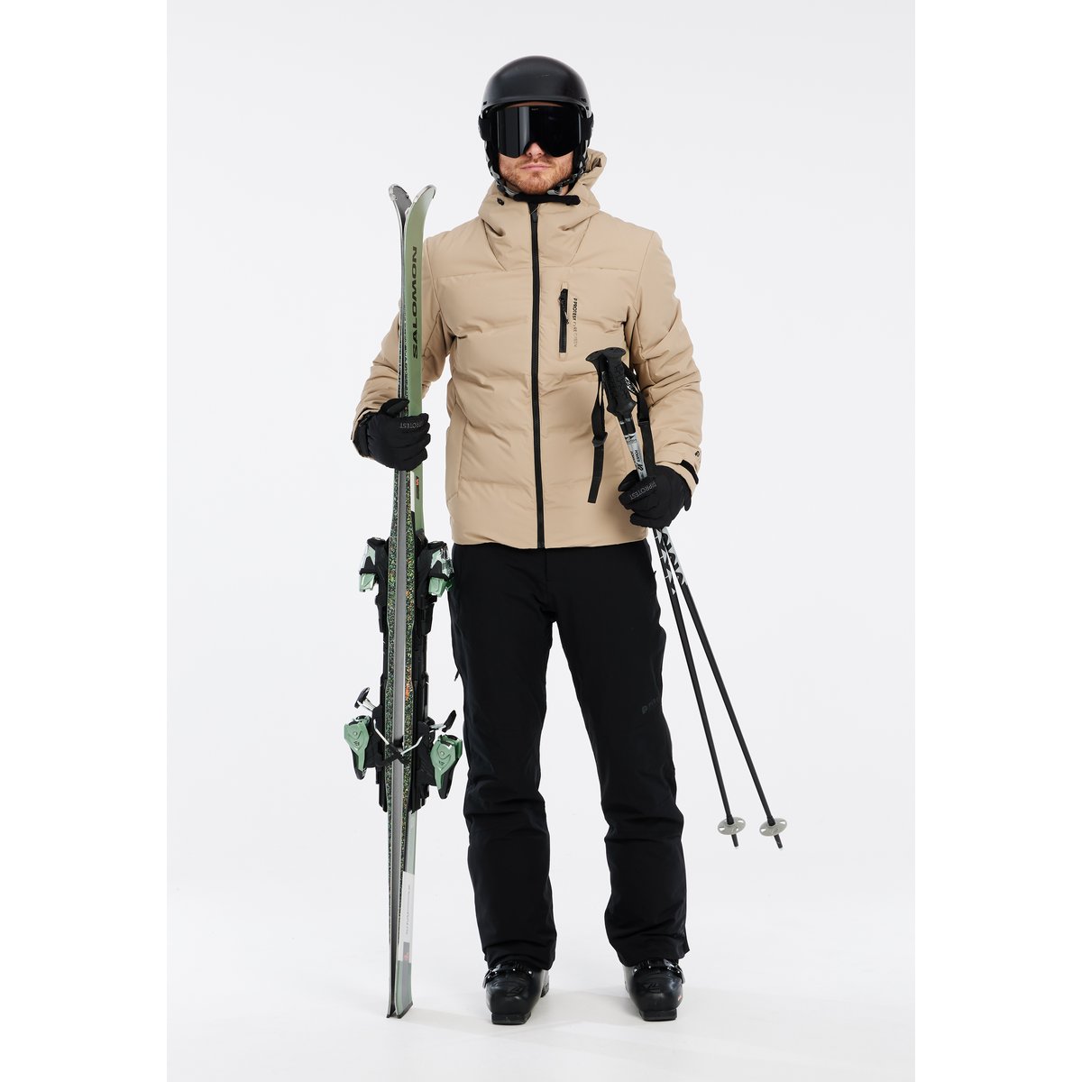 Veste de ski et de snowboard PRTSUPERIOR24 bamboobeige, PROTEST