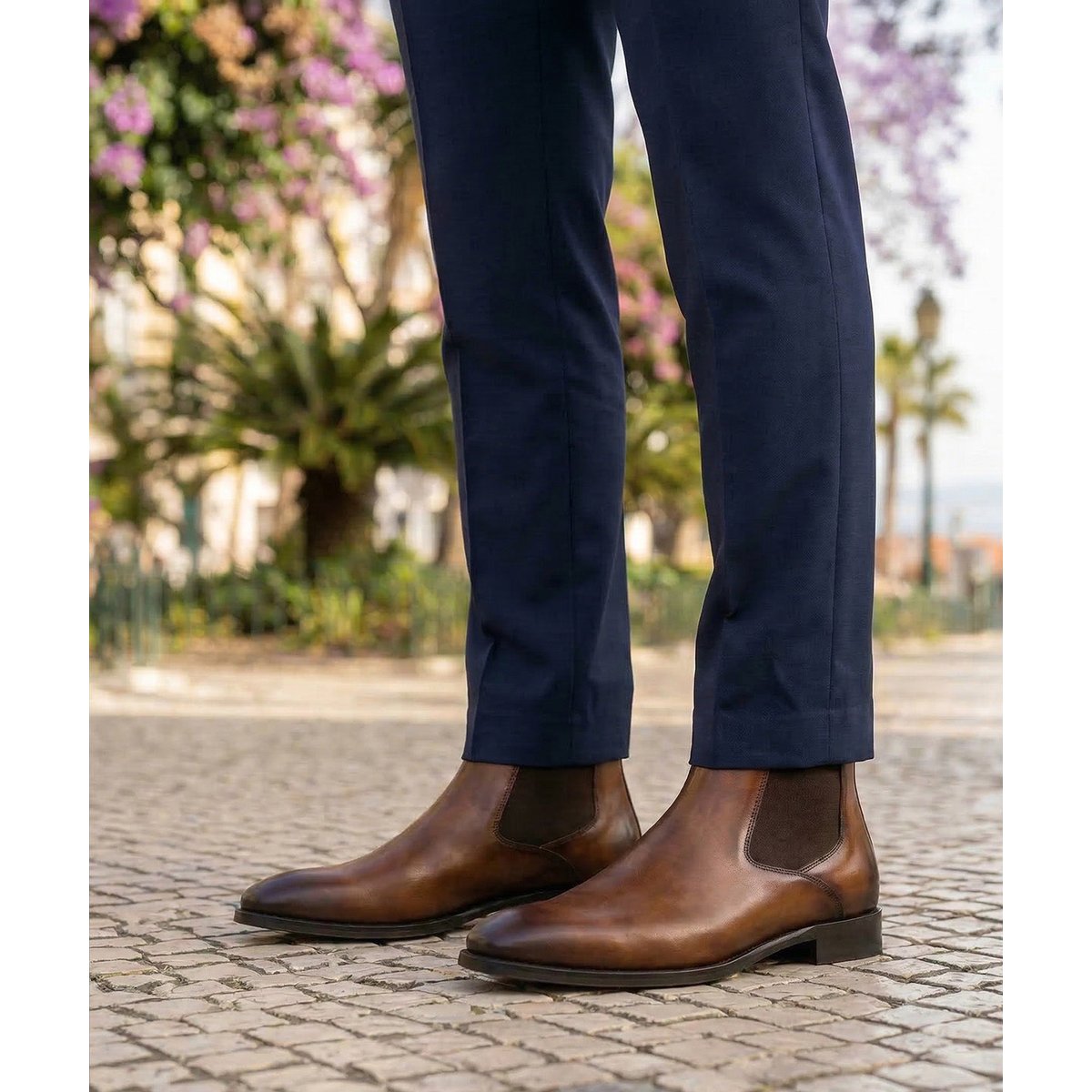 Bottines FIRENZE marron patiné, FINSBURY