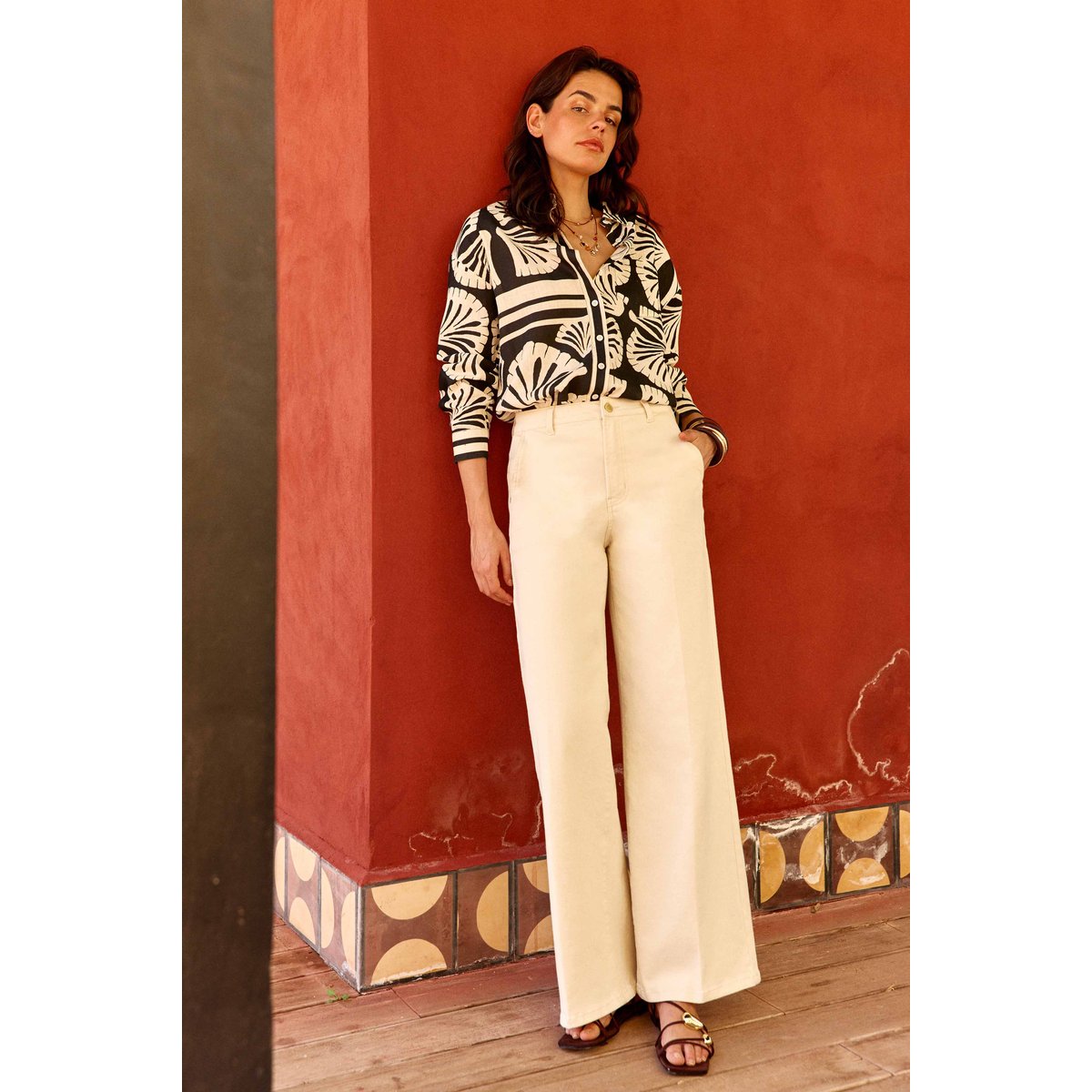Chemise imprimé graphique CHARLY 00-eventail, LA PETITE ETOILE