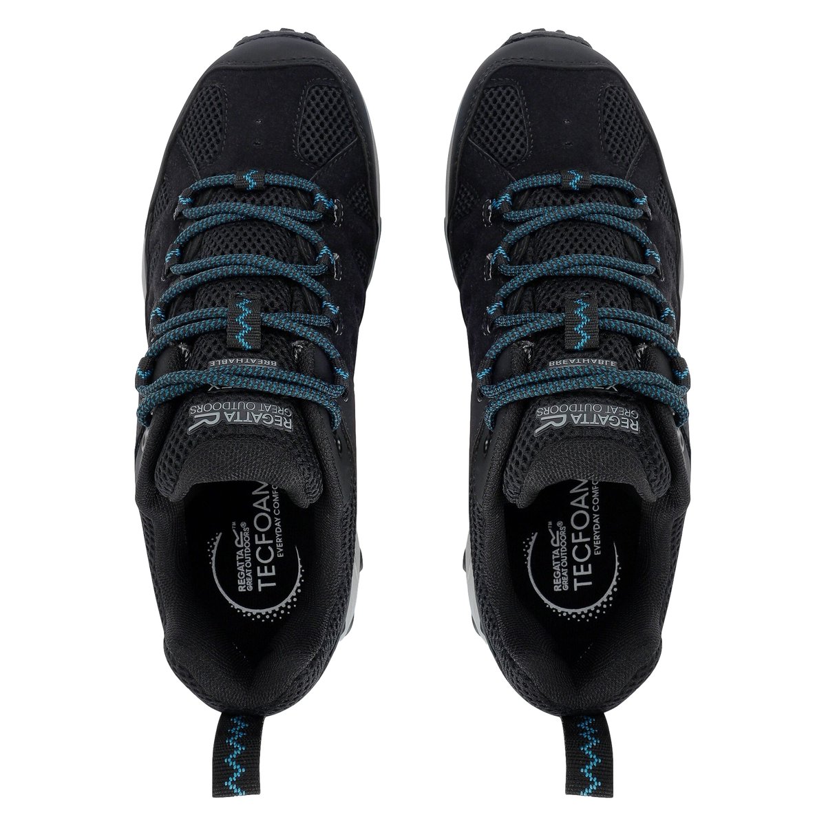 Chaussures de marche EDGEPOINT noir / bleu gris, REGATTA