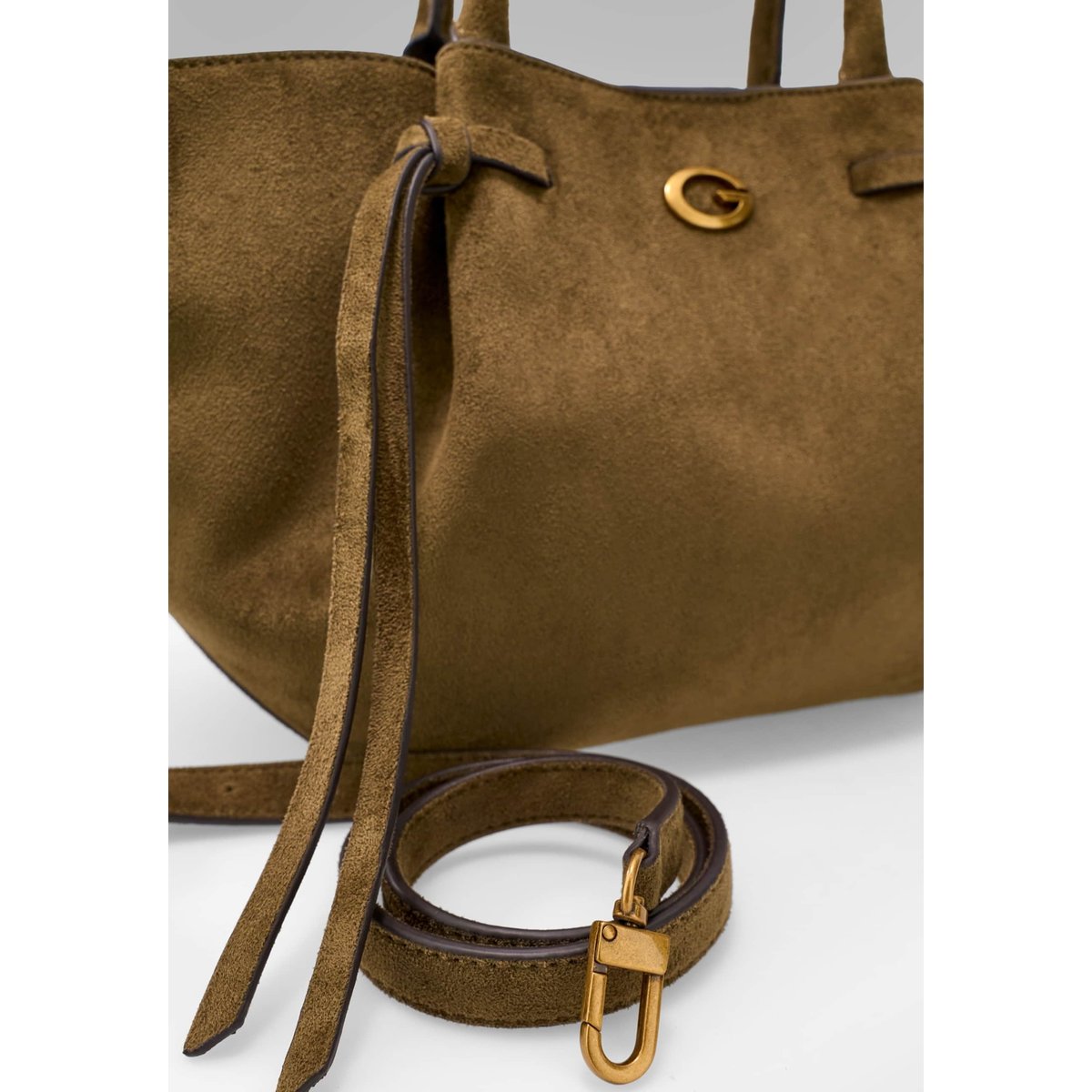 Sac À Main Allegra En Daim vert, GUESS