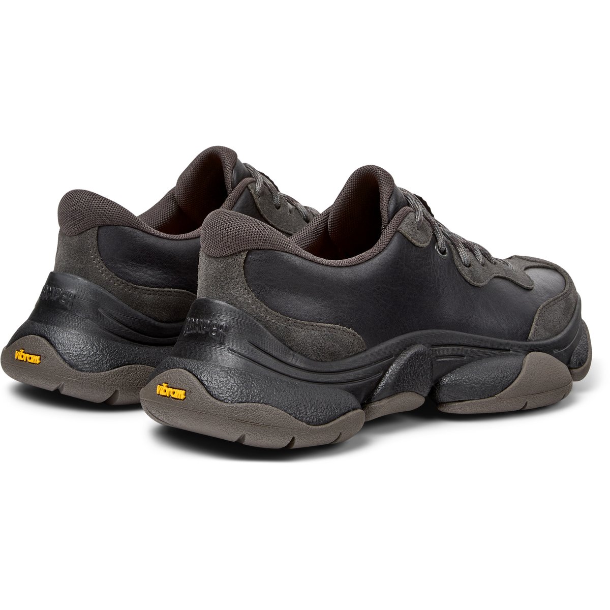 Baskets Karst 2 Twins Smooth Leather noir, CAMPER