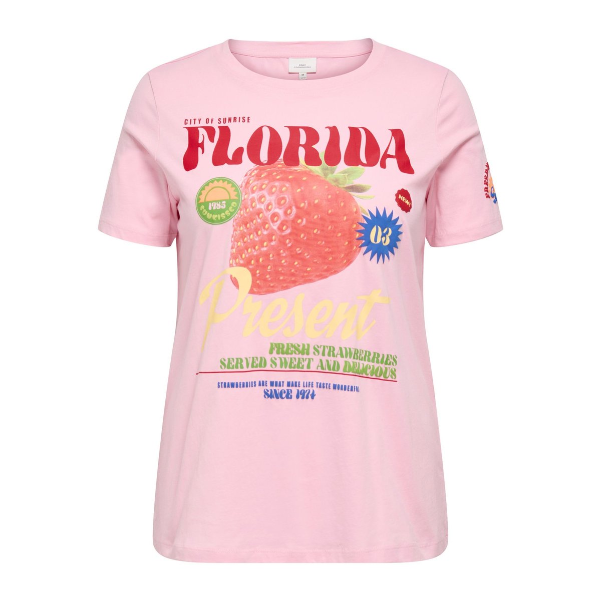 T-Shirt rouge - romance rose, ONLY CARMAKOMA