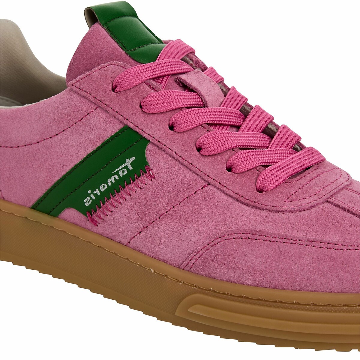 Scarpe in pelle, suola color miele rosa, TAMARIS