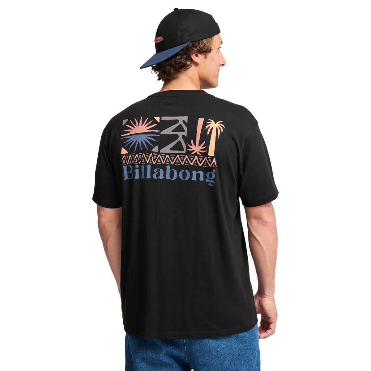 T shirt manches courtes SEGMENT noir black, BILLABONG