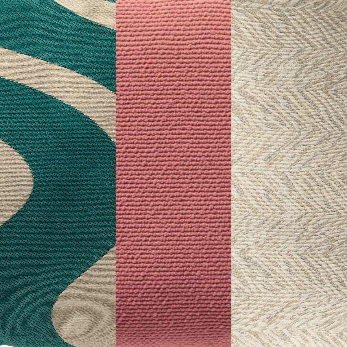 Coussins Blush Wave (Lot de 3) bleu, DUTCH DECOR