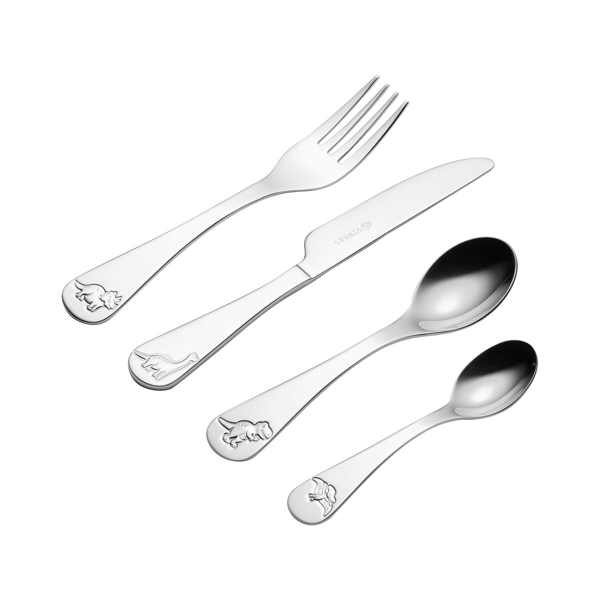 4-Kids Roarsome Cutlery Set orange, VINERS