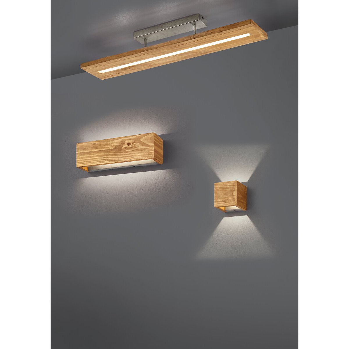 Aplique Brad, da Trio Lighting castanho, TRIO LIGHTING