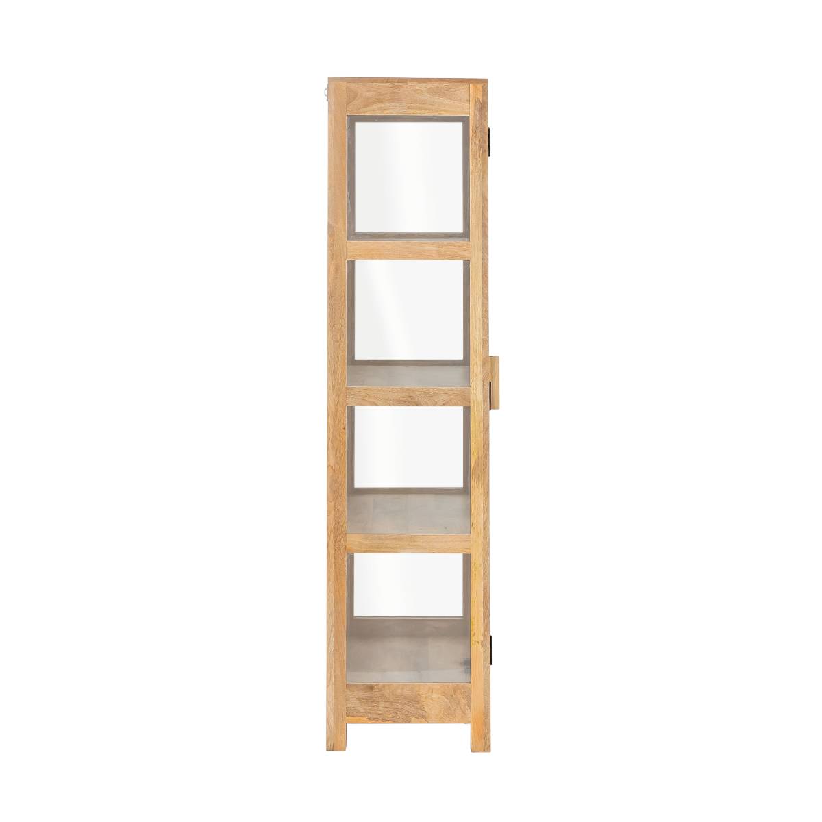 Vitrine en bois de manguier  AMARIS bois clair, MADE IN MEUBLES 