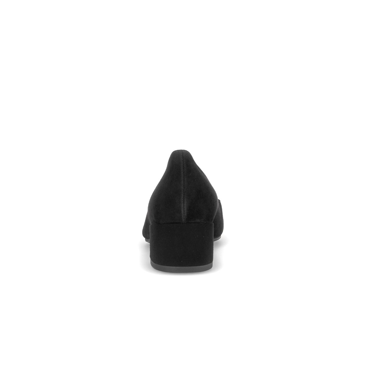 Escarpins en cuir à talon décroché noir, GABOR