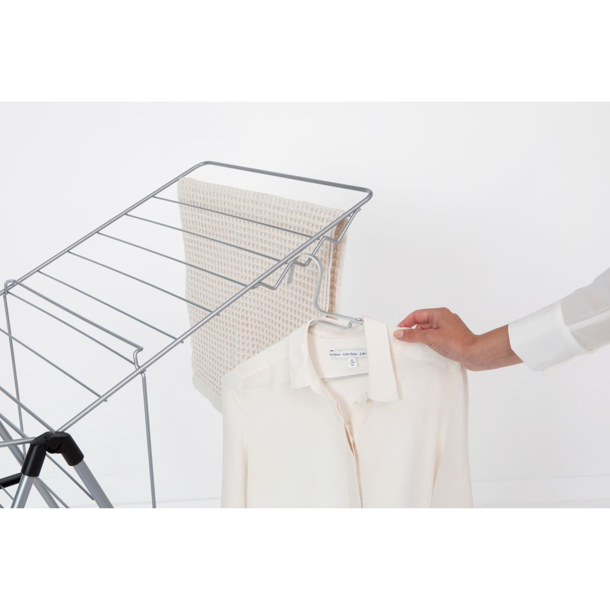 Etendoir à linge Hang on 20m Metallic Grey couleur unique, BRABANTIA