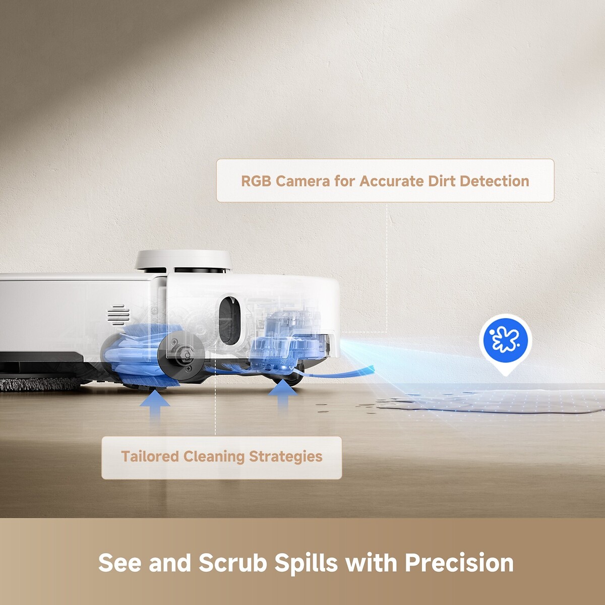 P50 Pro Ultra Robot Vacuum Cleaner - RLP53HE white, MOVA