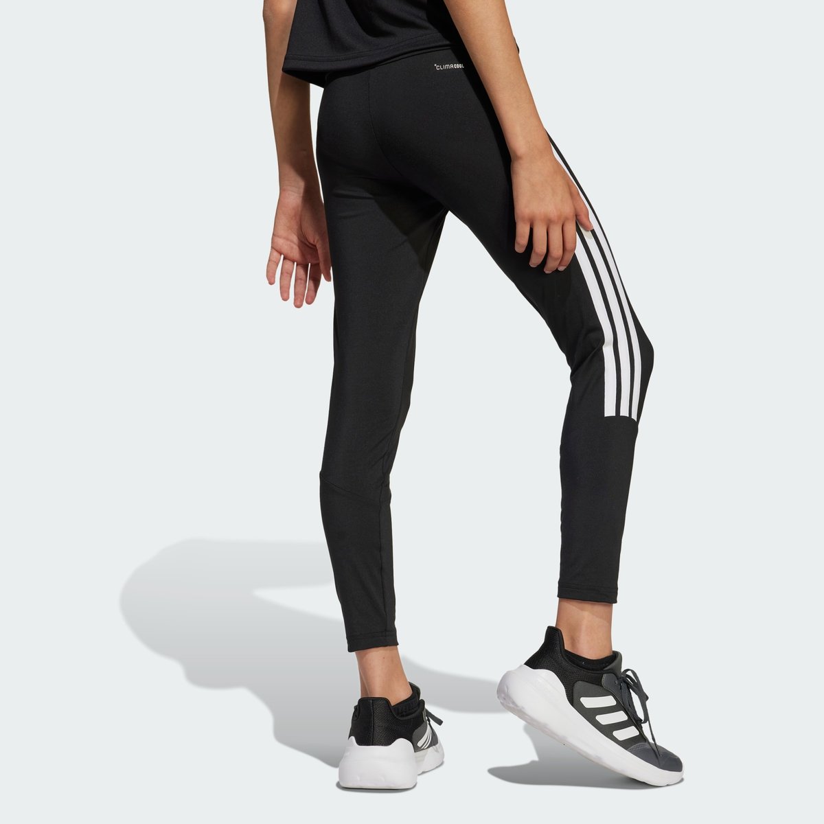 Legging de sport black / white, ADIDAS SPORTSWEAR