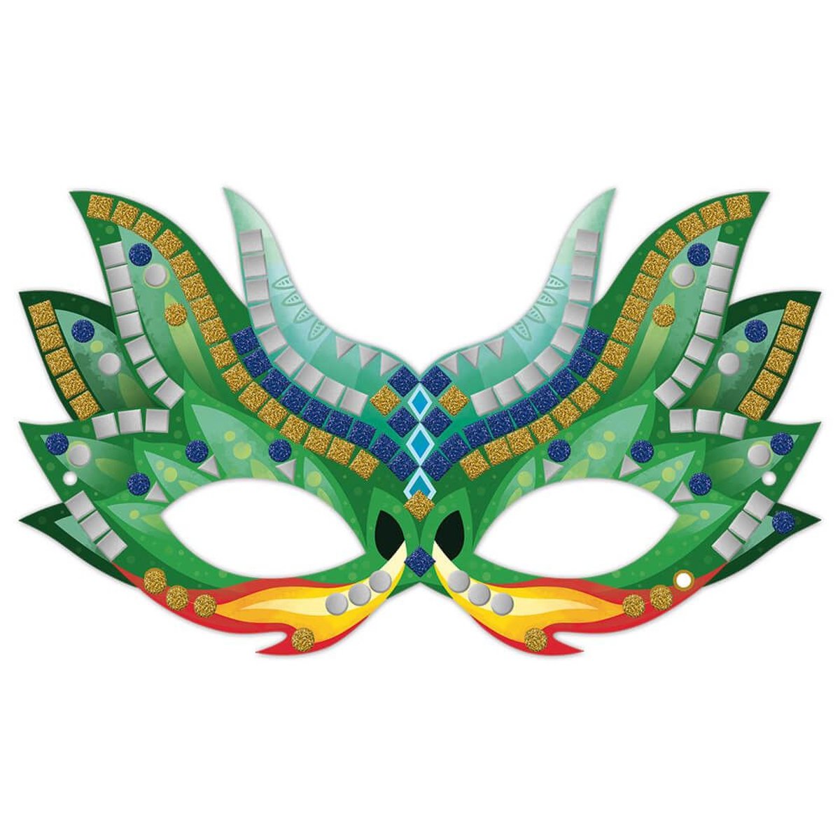Mosaiques Masques Kit Creatif couleur unique, JANOD