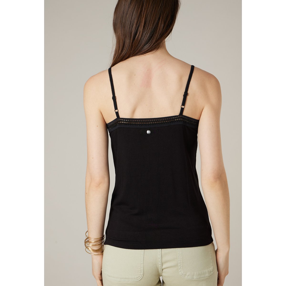 Caraco femme fines bretelles MAYATI black, DEELUXE
