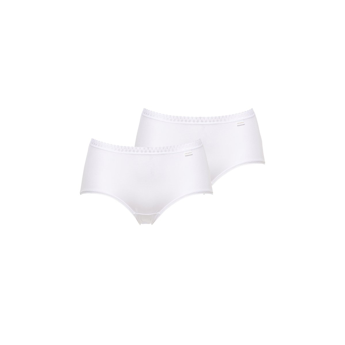 Lot de deux slips CLASSIQUE COTON B blanc+blanc, SANS COMPLEXE