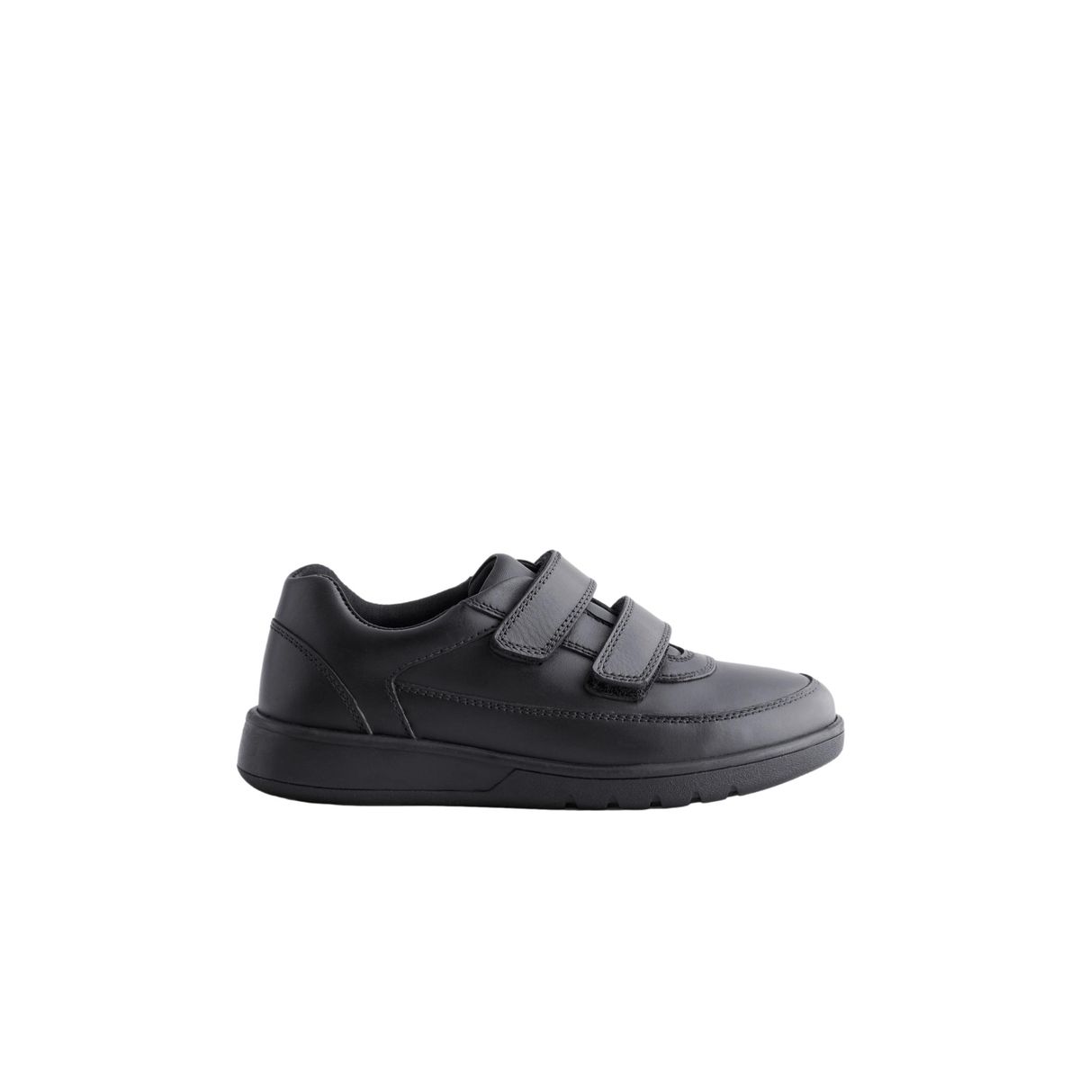 Chaussures en cuir à scratch et 2 brides noir, NEXT