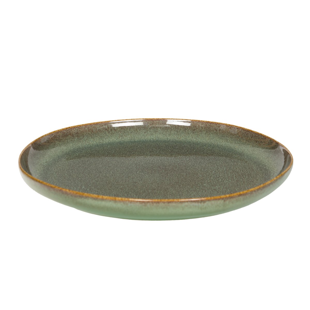 Assiette plate Silva 26 cm (lot de 6) - SILVA vert, TABLE PASSION