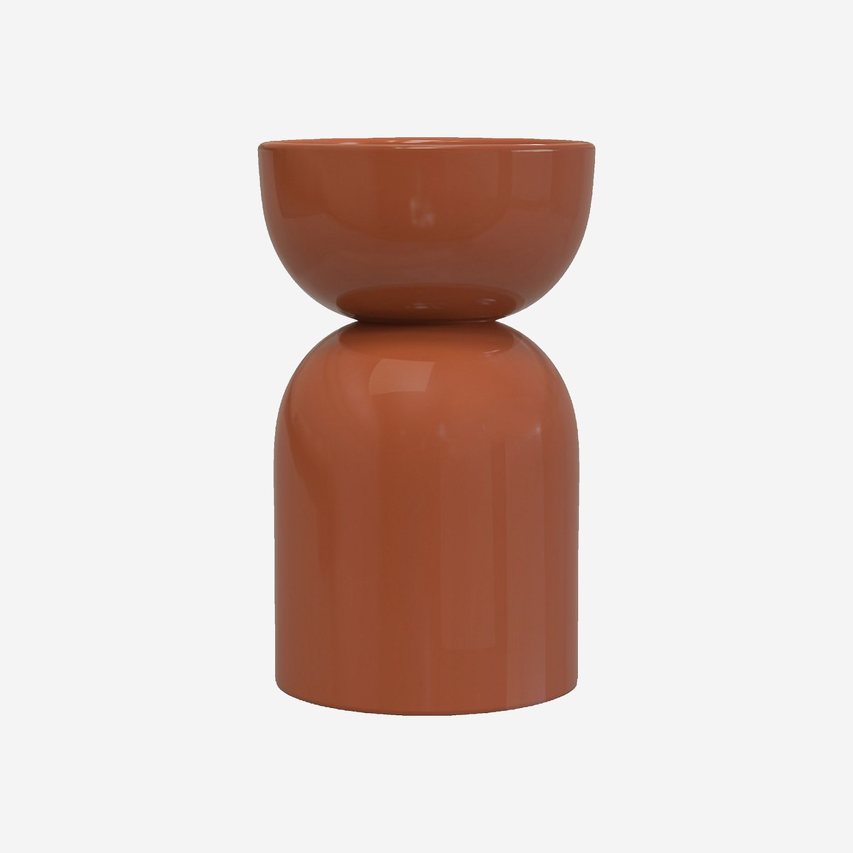Table d'appoint en métal RAMATA rouge, HABITAT