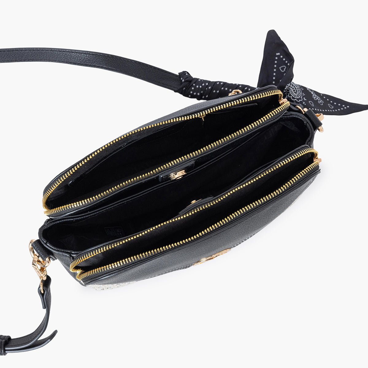 Sac multi poches  Sade noir, LOLLIPOPS
