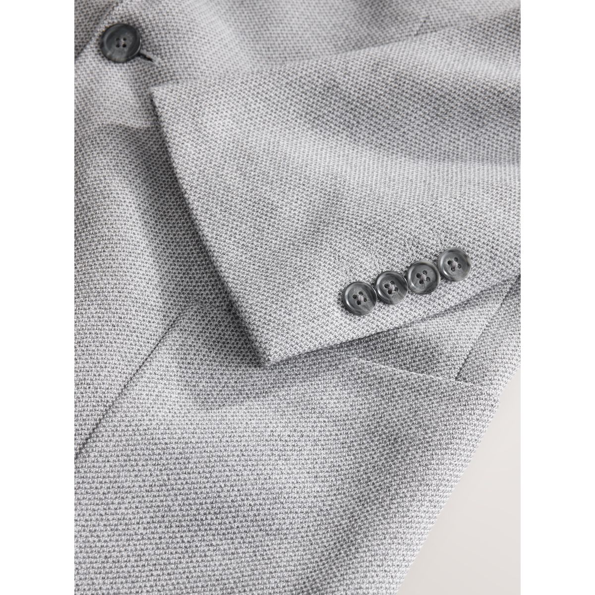 Blazer en jersey texturé gris, NEXT