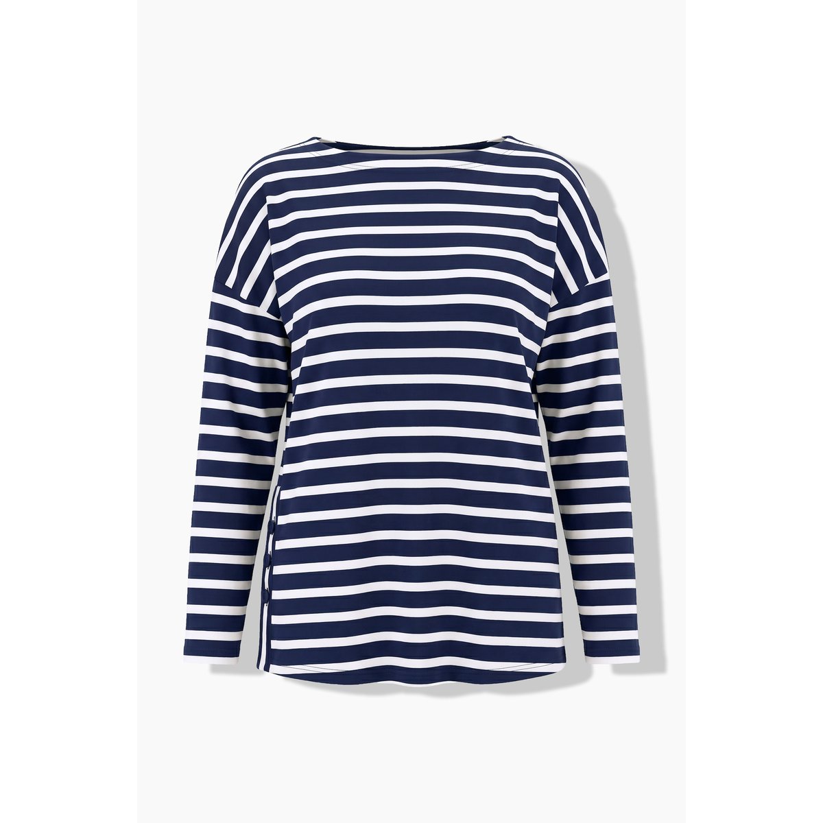 T-shirt à rayures, coupe oversize bleu encre, ULLA POPKEN