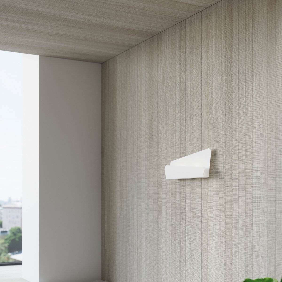 Applique Acier Blanc G9 2 Bascia blanc, EDEN