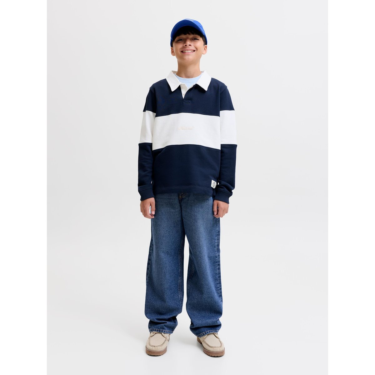 Jean Baggy Fit blue denim, JACK & JONES JUNIOR