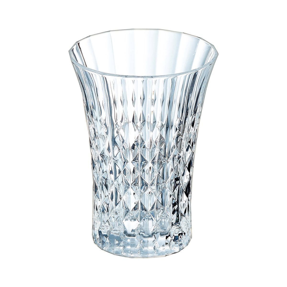 6 verres à jus et soda 36cl -LADY DIAMOND transparent, CRISTAL D ARQUES