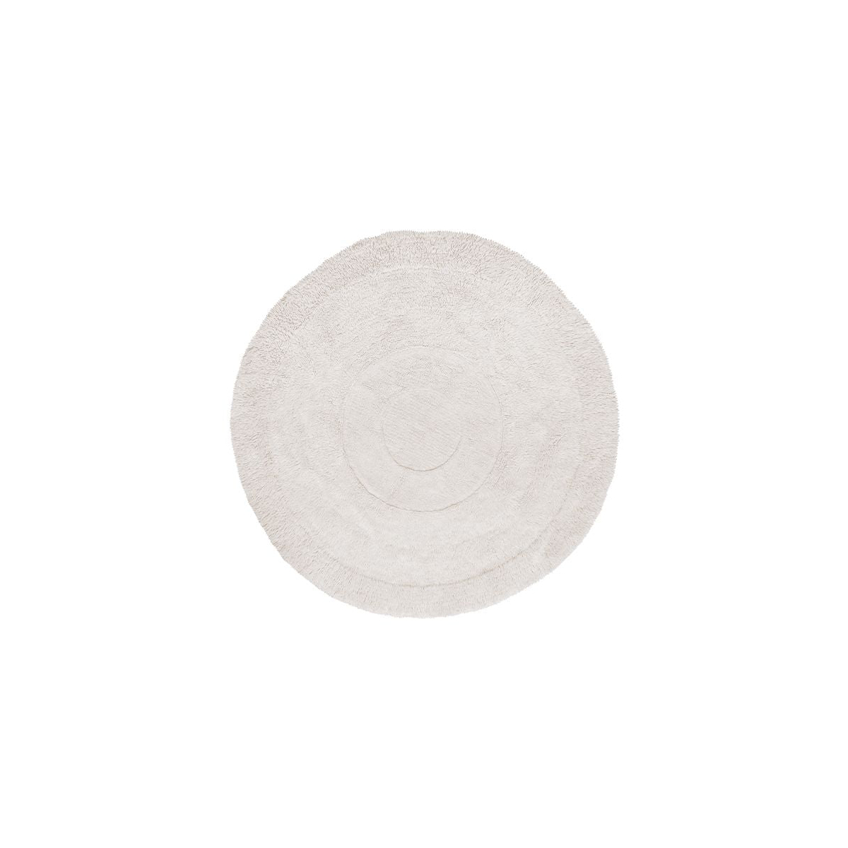 Tapis en laine rond Arctic Sheep of the World blanc, LORENA CANALS