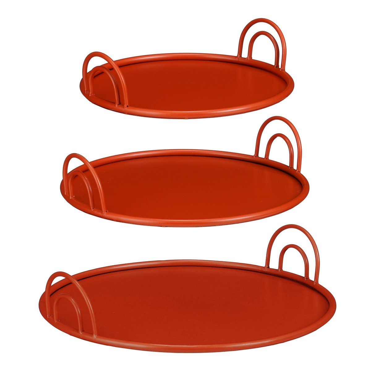 Plateau BEIGE rouge, MICA DECORATIONS
