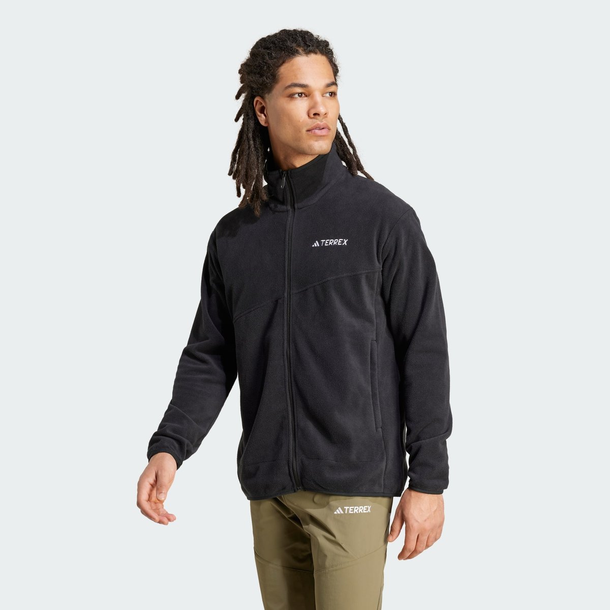 Polaire entièrement zippée Terrex Multi black, adidas Performance