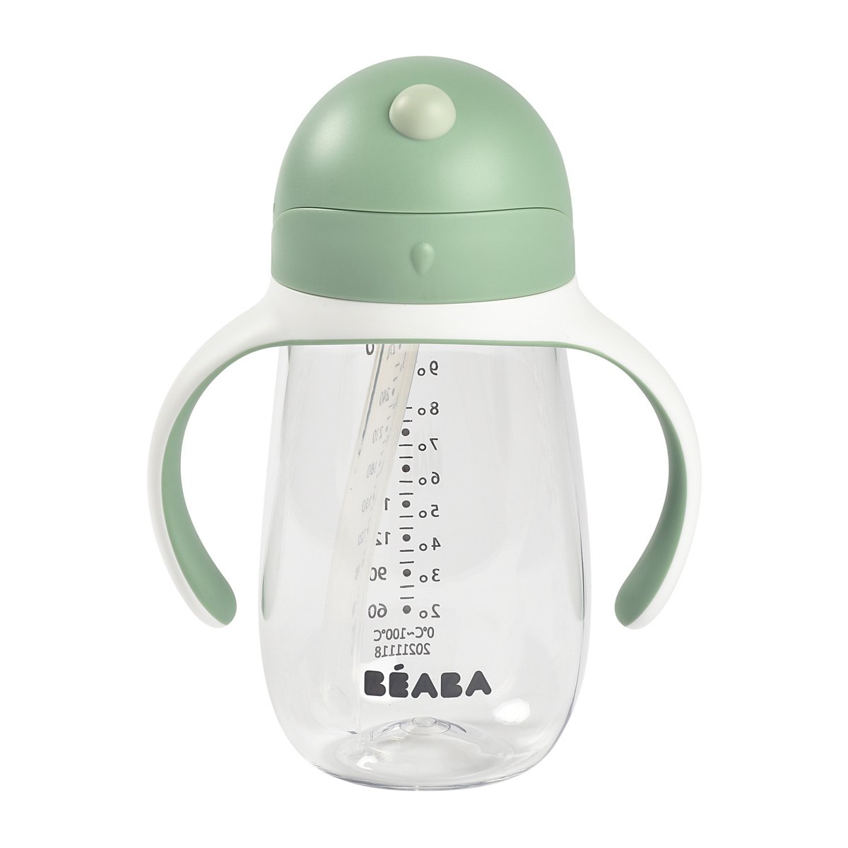 Tasse paille anti-fuites 300 ml vert sauge, BEABA