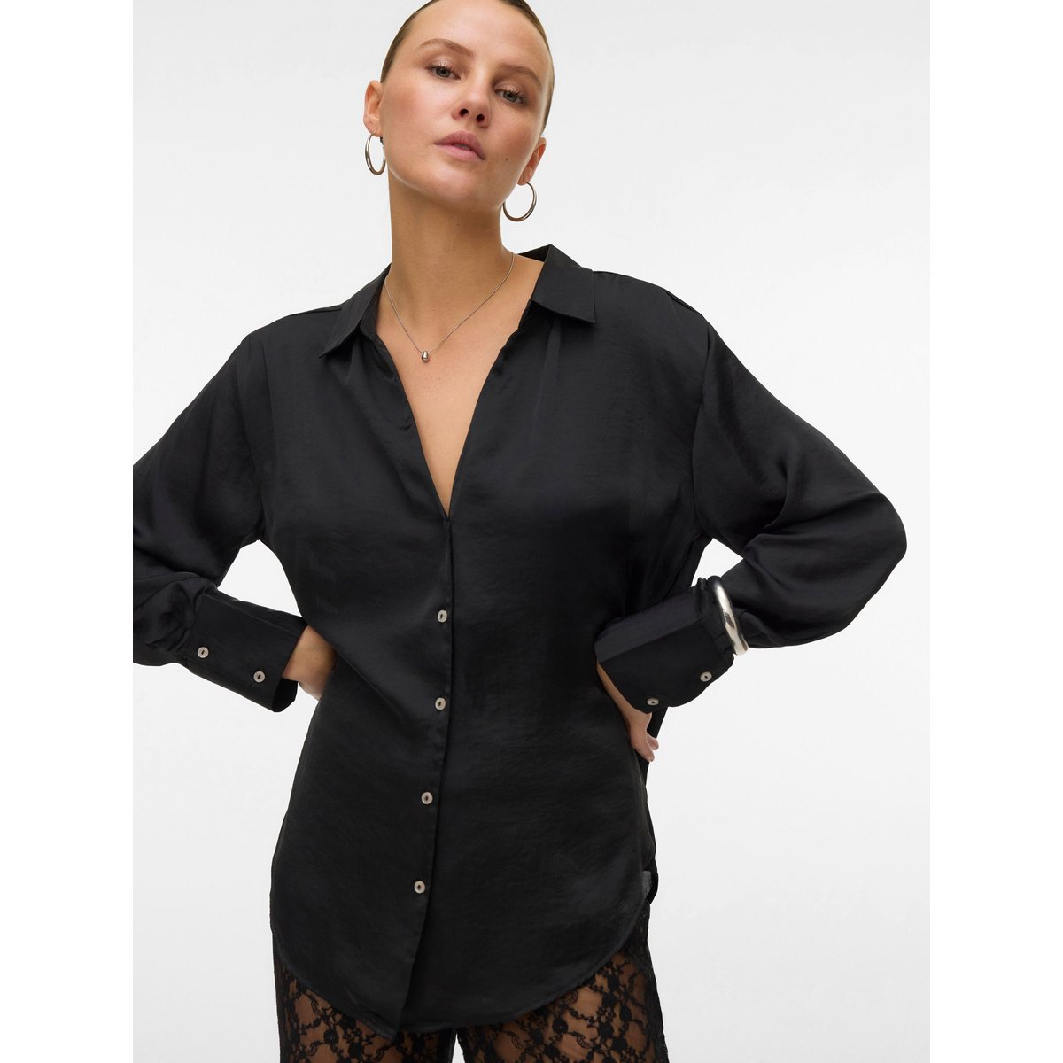 Chemise noire - black, VERO MODA