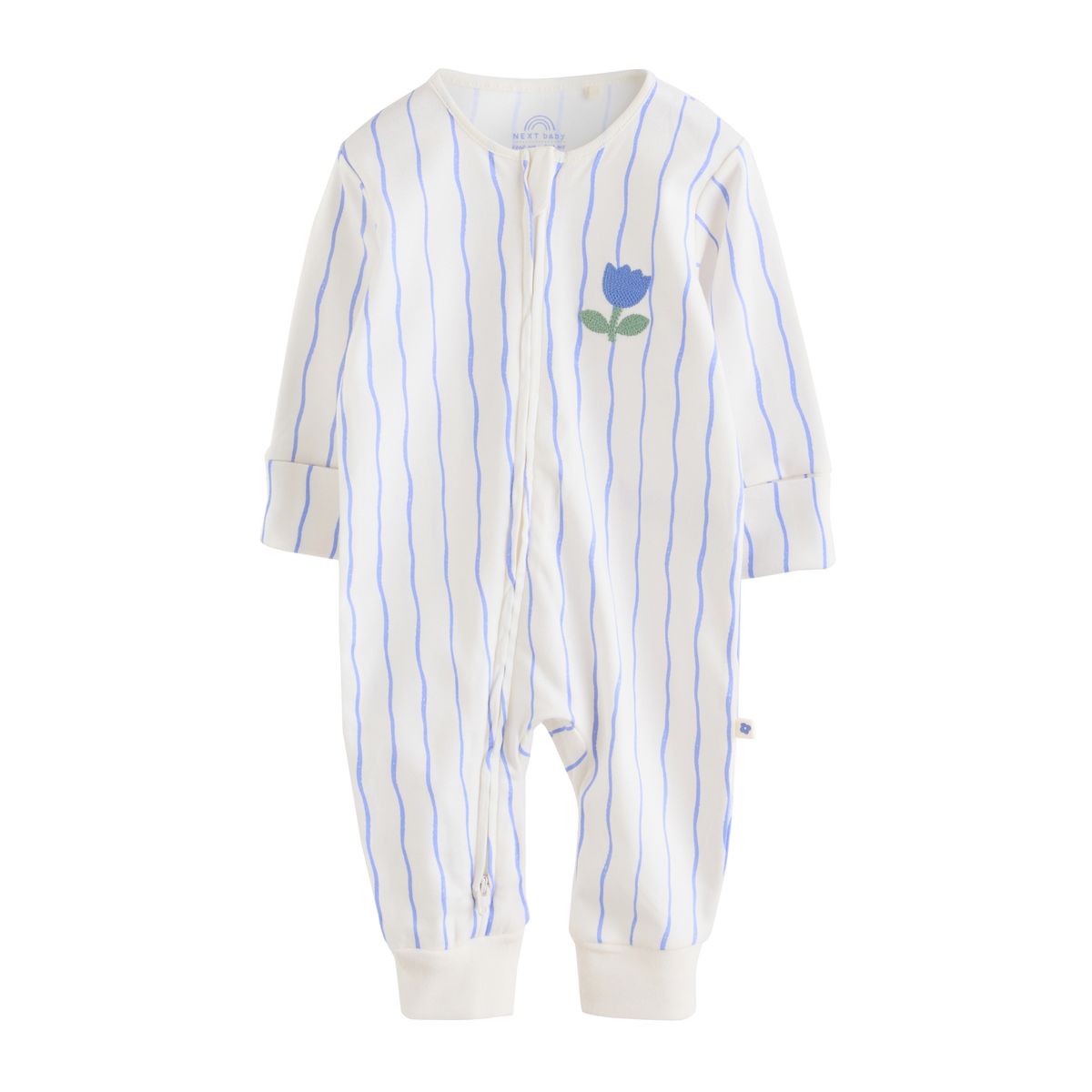 Dors-bien à zip double sens bébé, lot de 3 bleu, NEXT