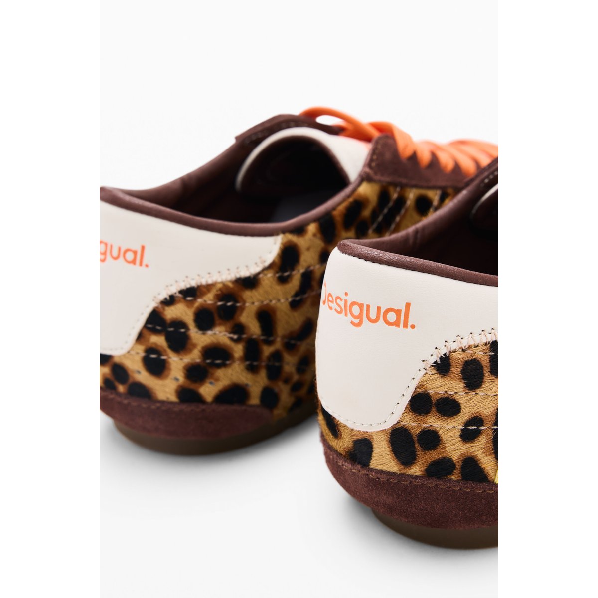 Baskets à imprimé animal 100 % cuir multicolore, DESIGUAL